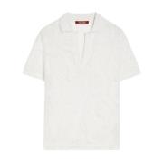 Max Mara Studio Stilren Stickad Topp White, Dam