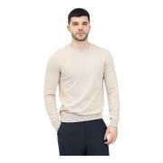 Selected Homme Beige Crew Neck Sweater Herrmode Gray, Herr