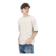 Calvin Klein Jeans Beige T-shirt Kortärmad Avslappnad Stil Beige, Herr