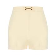 Elisabetta Franchi Lemonade Horsebit Shorts Yellow, Dam