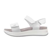 Igi&Co Stiliga platta sandaler för kvinnor White, Dam