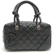 Chanel Vintage Pre-owned Laeder handvskor Black, Dam