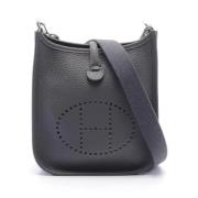 Hermès Vintage Pre-owned Laeder crossbodyvskor Black, Dam