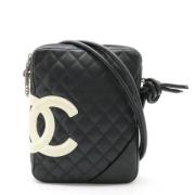 Chanel Vintage Pre-owned Tyg chanel-vskor Black, Dam