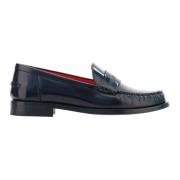 Salvatore Ferragamo Svarta läderloafers för kvinnor Black, Dam