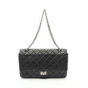 Chanel Vintage Pre-owned Laeder crossbodyvskor Black, Dam