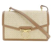 Hermès Vintage Pre-owned Canvas crossbodyvskor Beige, Dam