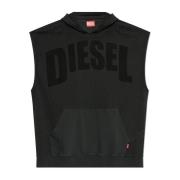 Diesel Sweatshirt S-Boxt-Sl-Mesh Gray, Herr