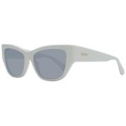 Max Mara Vita Dam Solglasögon Cat Eye Stil White, Dam