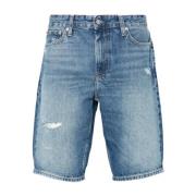 Calvin Klein Jeans Blå Jeans Shorts Blue, Herr