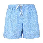 Fedeli Polyester Boxershorts för Män Blue, Herr