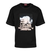 Diesel Tshirt Black, Herr