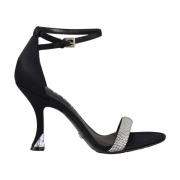 Guess Stilren Sandal med Gummisula Black, Dam