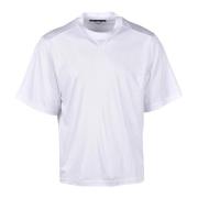 Daniele Alessandrini Avslappnad Bomullsblandning T-shirt White, Herr