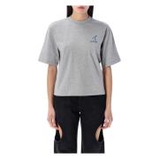 Off White Pil Boxy Tee Gray, Dam