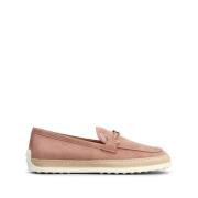 Tod's Platta skor i brunt getskinn Brown, Dam