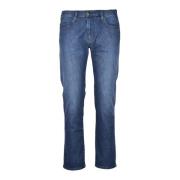 Emporio Armani Klassiska jeans med 99% bomull Blue, Herr