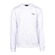 Emporio Armani EA7 Sweatshirt White, Herr