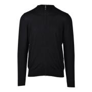 Wild Cashmere Lyxig Cashmere Silke Blandning Kofta Black, Herr