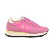 Sun68 Casual Sneakers med Gummisula Pink, Dam