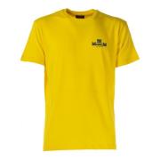 Museum Herr Crew Neck T-shirt JIM Modell Yellow, Herr