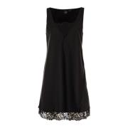 PINKO Damklänning Flanell Alina Stil Black, Dam