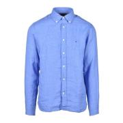 Tommy Hilfiger Linneskjorta Blue, Herr