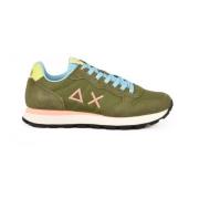 Sun68 Casual Sneakers med Gummisula Green, Herr