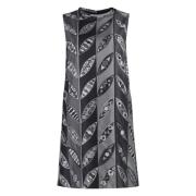 Emilio Pucci Silkesklänning med Girandole Print Gray, Dam