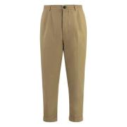 Dondup Stretch Bomull Chino Byxor Beige, Herr