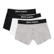 Palm Angels Bomull Boxershorts med Logo Print Multicolor, Herr