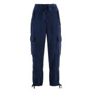 Polo Ralph Lauren Cargobyxor med Flera Fickor Blue, Dam