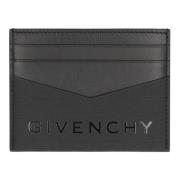 Givenchy Faux läderkorthållare med kortplatser Black, Herr