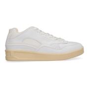 Jil Sander Dragon Sneakers med Meshinsatser White, Herr