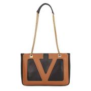 Valentino Superstar Piccola Läder Toteväska Black, Dam