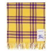 Burberry Frynset Cashmere Halsduk Yellow, Dam