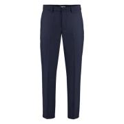 Department Five Ullblandade byxor med fickor Blue, Herr