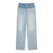 Givenchy Blandad Denim Straight Jeans Blue, Dam