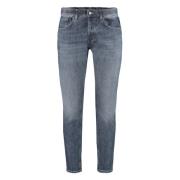 Dondup Morots-Fit Jeans med Metallknappar Blue, Herr