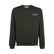 Les Deux Blake Bomulls Crew-Neck Sweatshirt Black, Herr