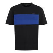 Hugo Boss Räfflad bomull T-shirt Black, Herr