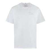 Les Deux Kabangu X Tryckt Bomullst-shirt White, Herr