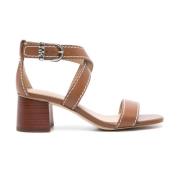 Michael Kors Flat Sandals Brown, Dam