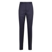 Givenchy Nålsticksrandiga Slim Fit Kostymbyxor Blue, Herr