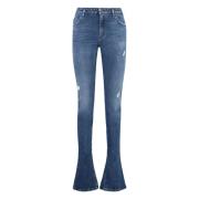 Dolce & Gabbana Skinny Jeans med Metall Detaljer Blue, Dam