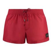 Dolce & Gabbana Mesh Lining Badshorts Polyester Red, Herr