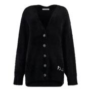 Philosophy di Lorenzo Serafini Dekorerad Maxi Cardigan Black, Dam