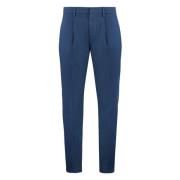 Dondup Bomull Chino Byxor med Fickor Blue, Herr