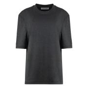 Our Legacy Oversize Bomull Crew-neck T-shirt Gray, Dam