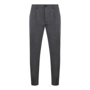 Department Five Slim Fit Chino Byxor i Ullblandning Gray, Herr